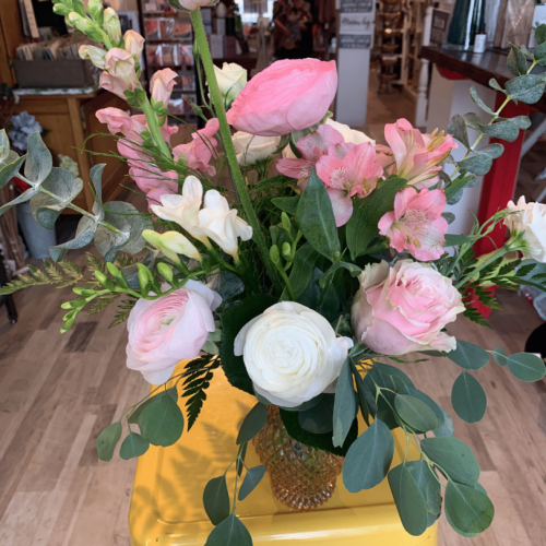 Soft & Subtle Seasonal Bouquet in a Vase